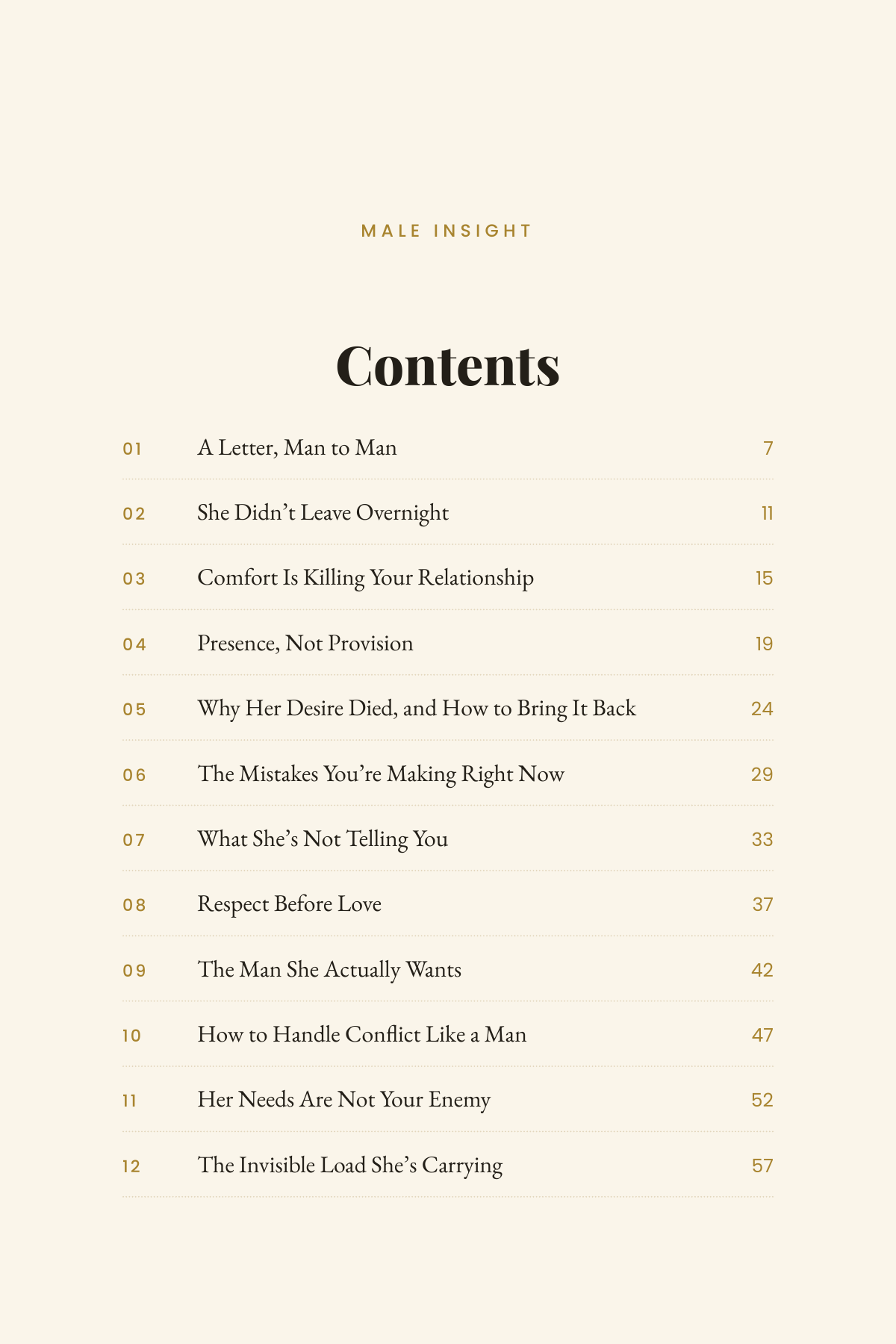 Before She's Gone - Male Insight (eBook)