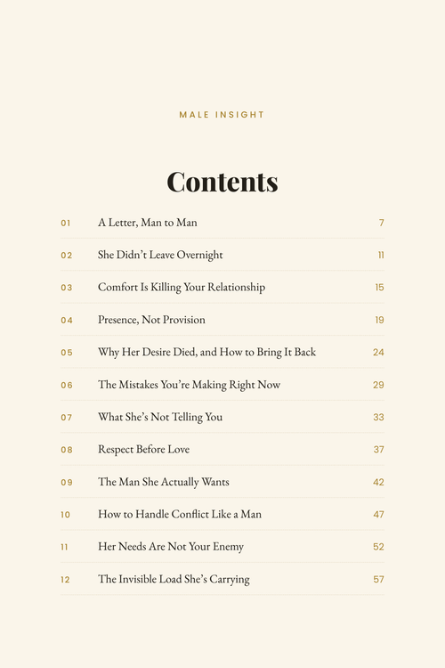 Before She's Gone - Male Insight (eBook)