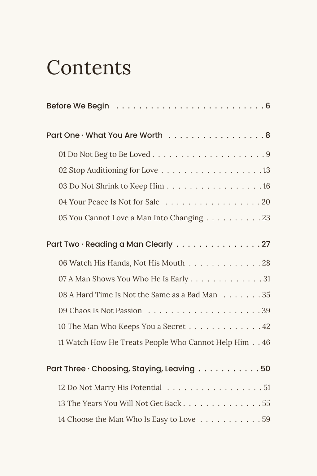 Do Not Beg to Be Loved (For Her) - Roots & Truths eBook