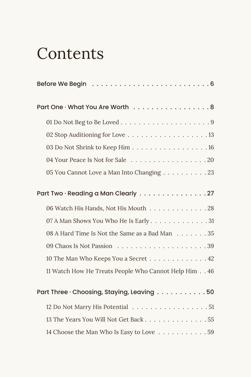 Do Not Beg to Be Loved (For Her) - Roots & Truths eBook