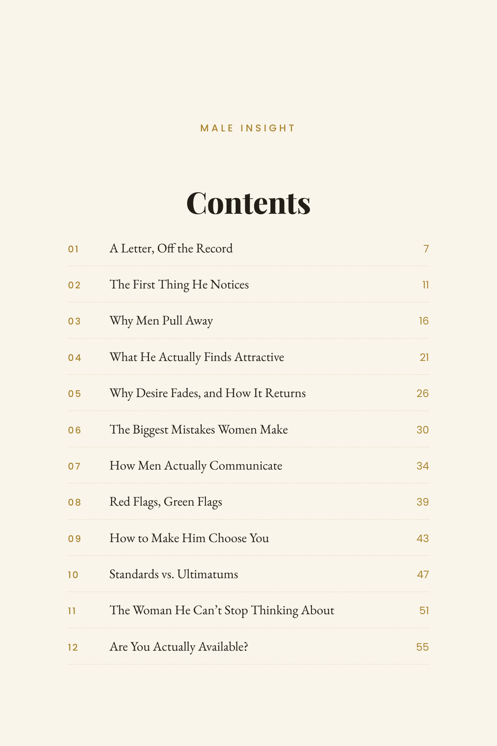 What He's Really Looking For - Male Insight (eBook)