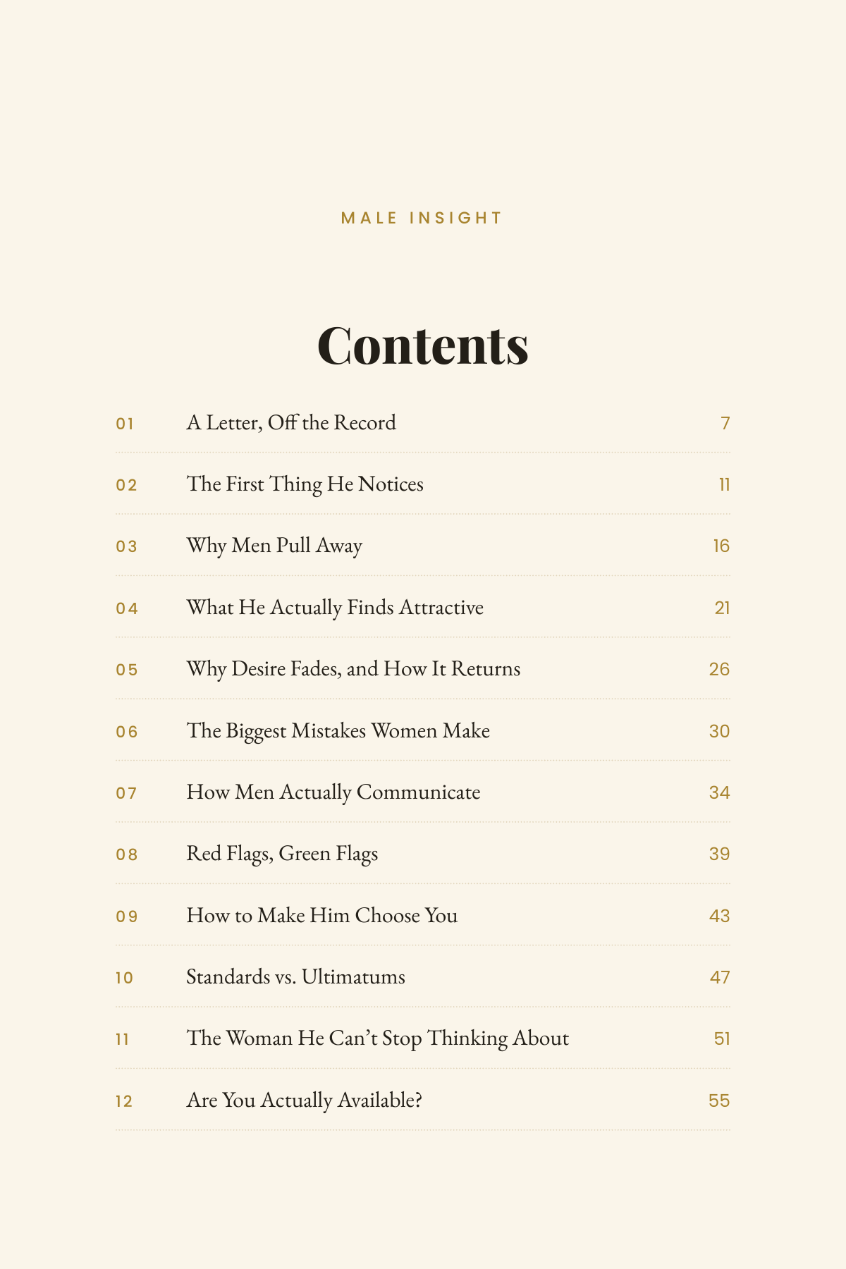 What He's Really Looking For - Male Insight (eBook)
