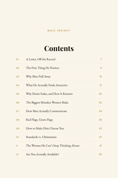 What He's Really Looking For - Male Insight (eBook)