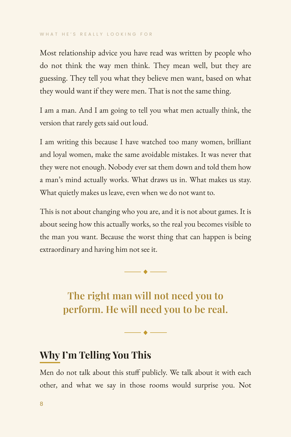 What He's Really Looking For - Male Insight (eBook)