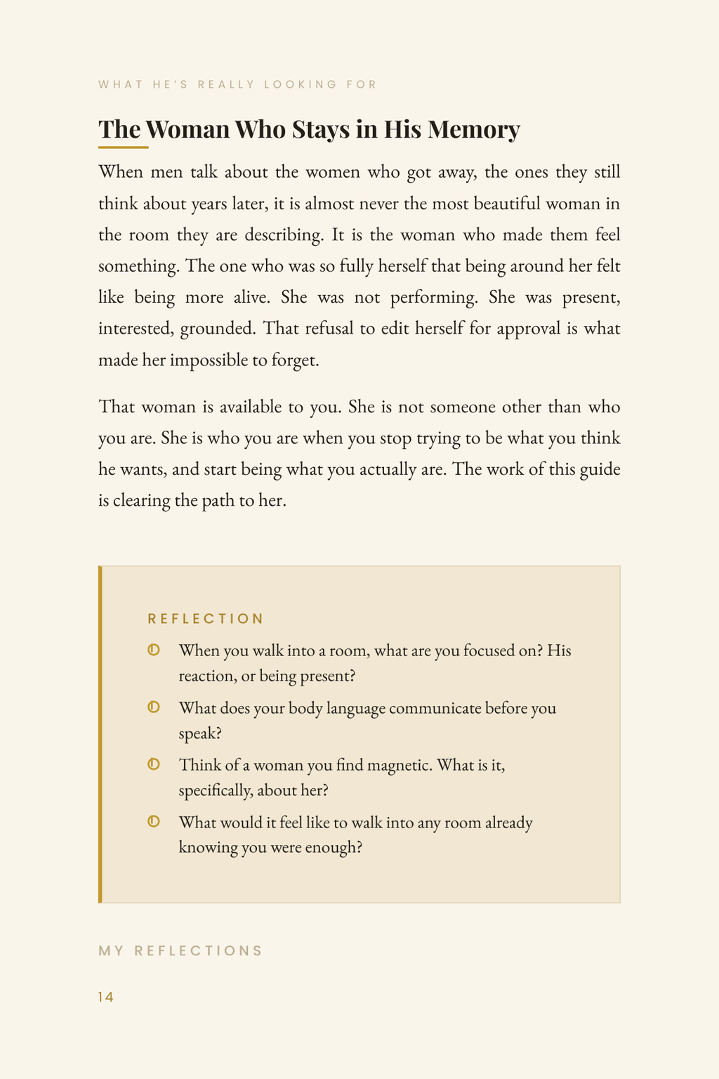 What He's Really Looking For - Male Insight (eBook)