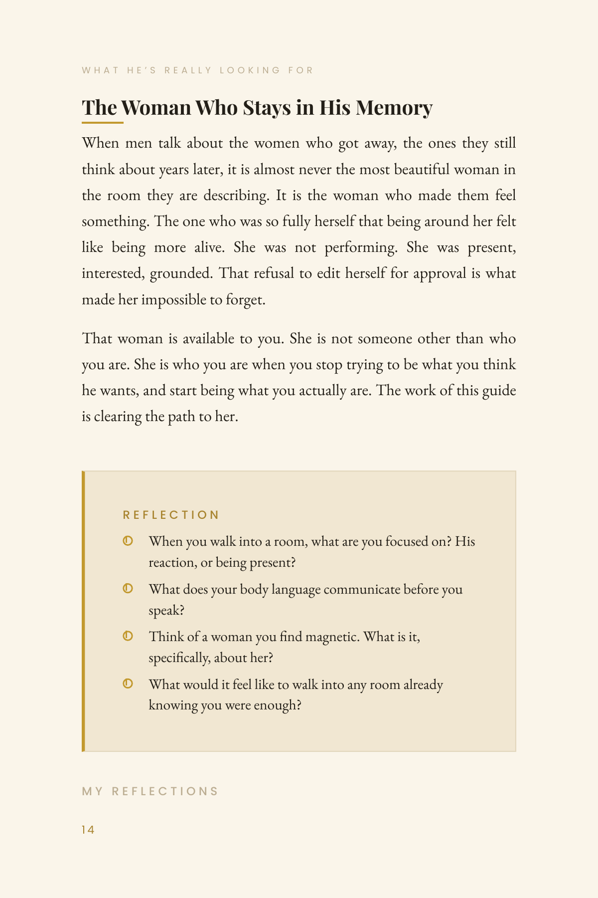 What He's Really Looking For - Male Insight (eBook)